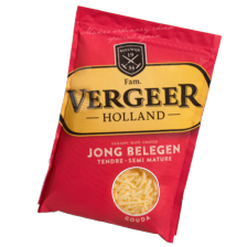 Vergeer geraspte kaas jong belegen